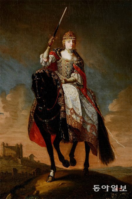 헝가리 합스부르크 왕조의 마리아 테레지아 여제대관식 초상화. 국립고궁박물관 제공
