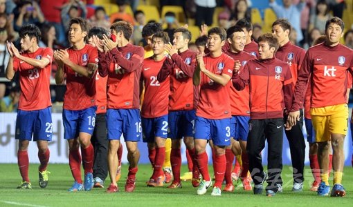 한국 축구 대표팀 선수들. 스포츠동아DB