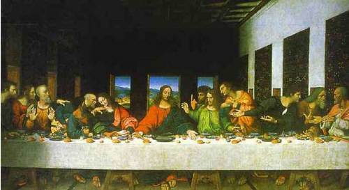 예수와 열두 제자를 그린 레오나르도 다빈치의 ‘최후의 만찬’. 동아 DB