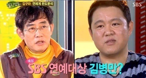 사진제공=김구라 연예대상 예언/SBS