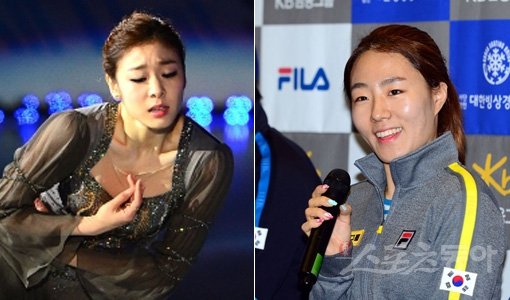 김연아-이상화(오른쪽). 스포츠동아DB