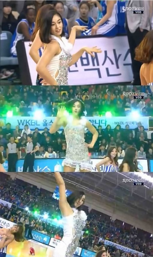 ‘코트의 비욘세’ 김소니아, spotv 화면 캡처
