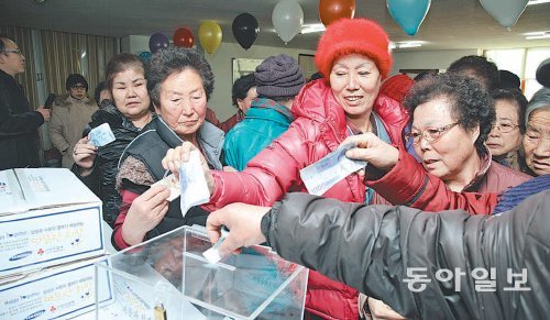 인천 동구 만석동 쪽방촌 주민들이 십시일반으로 이웃사랑 성금을 모으고 있다. 어려운 형편 속에서도 지난 6년간 이 마을에서 모은 성금은 약 600만 원에 이른다. 인천쪽방상담소 제공