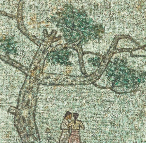박수근의 ‘나무와 여인’. 가나아트 제공