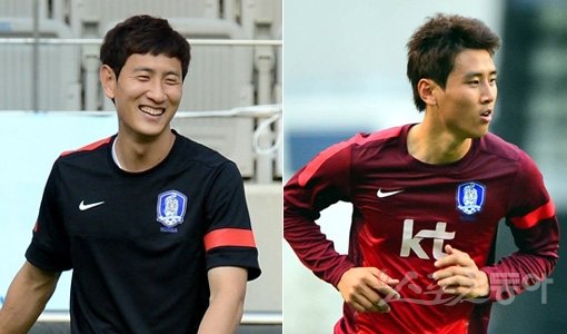 지동원-구자철(오른쪽). 스포츠동아DB