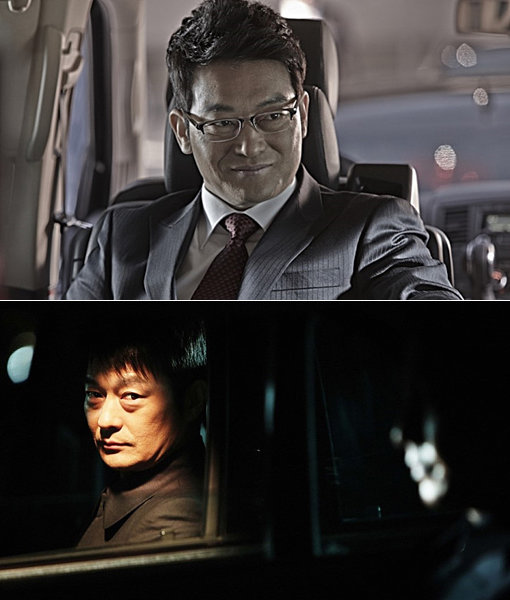 조성하의 주연작인 영화 ‘용의자’(위)와 ‘동창생’. 사진제공｜쇼박스·더 램프