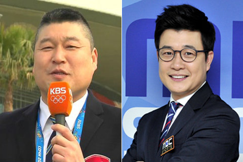 방송인 강호동-김성주(오른쪽). 사진제공｜KBS·MBC