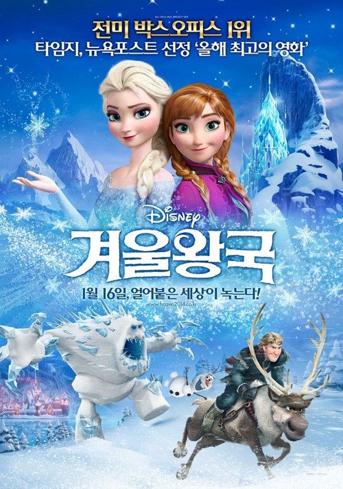 사진제공='겨울왕국' 900만 돌파/포스터