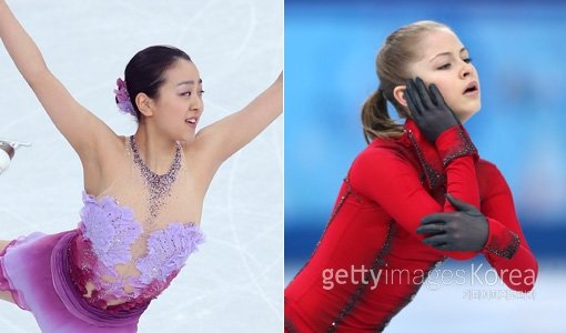 아사다 마오-율리아 리프니츠카야(오른쪽). 사진=GettyImages/멀티비츠