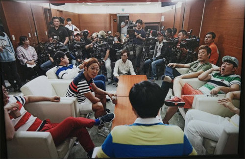 사진=온라인커뮤티티 캡쳐 (MBC 무한도전 촬영현장)