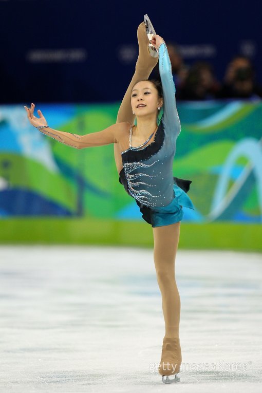 곽민정의 밴쿠버올림픽 당시 경기 모습. 사진제공=Gettyimages/멀티비츠