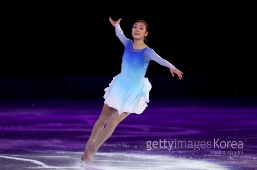 (김연아 갈라쇼 인터뷰. GettyImages/멀티비츠)