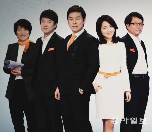 왼쪽부터 허문명, 이준석, 김진, 임윤선, 신완수. 채널A 제공