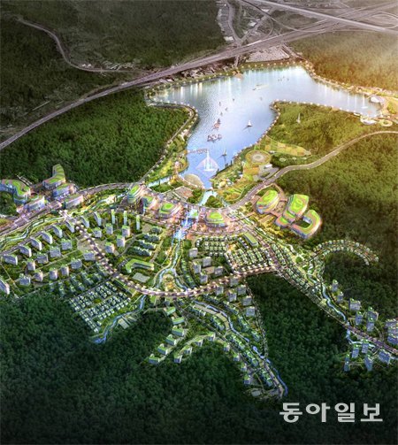 의왕 백운지식문화밸리 조감도.