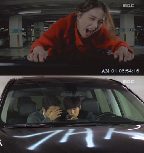 주상욱 이민정 사진= MBC 수목드라마 ‘앙큼한 돌싱녀’ 화면 촬영