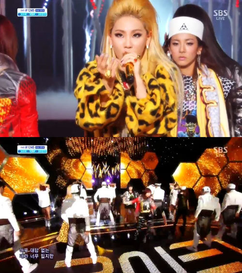 양현석 2NE1 안무
사진= SBS 음악프로그램 ‘인기가요’ 화면 촬영