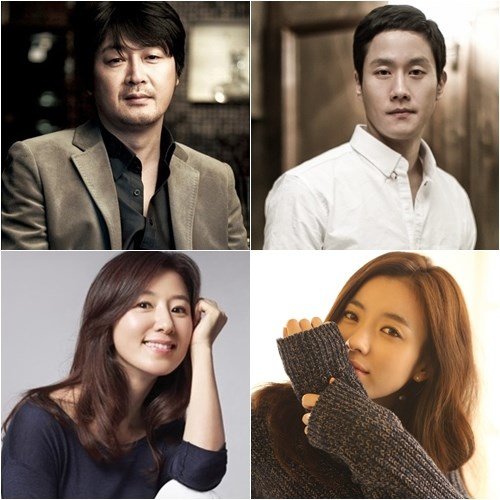 김윤석 정우 한효주 김희애. 사진 = CJ 엔터테인먼트 제공