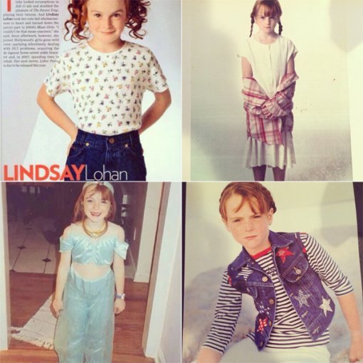 린제이 로한 어린 시절｜사진=린제이 로한 인스타그램