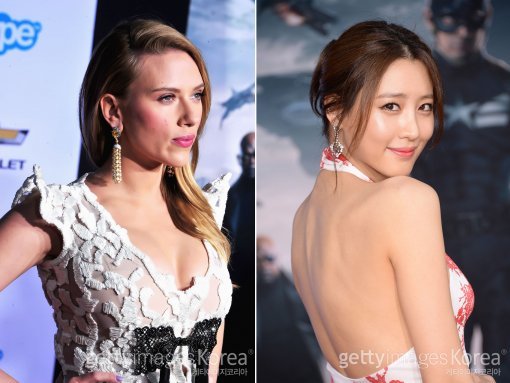 스칼렛 요한슨, 수현｜사진제공=Gettyimages/멀티비츠