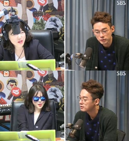 허지웅 이혼언급 사진= SBS 파워FM ‘최화정의 파워타임’ 보이는 라디오 화면 촬영