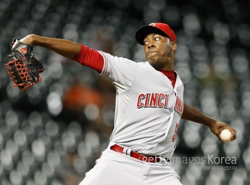 신시내티 레즈 투수 아롤디스 채프먼(Aroldis Chapman). 사진제공=’Getty images/멀티비츠