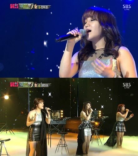 SBS '일요일이 좋다-서바이벌 오디션 K팝스타3' 화면 촬영