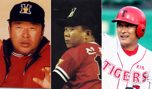 김응룡 감독, 선동열, 이종범(왼쪽부터)은 타이거즈 역사에서 결코 빼놓을 수 없는 인물들이다. 김 감독은 1980년대 선동열을 앞세워 타이거즈 전성시대를 활짝 연 데 이어 1993년 입단한 이종범을 전면에 내세워 ‘왕조’를 이어갔다. 스포츠동아DB