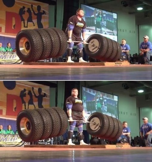 524kg 든 남자