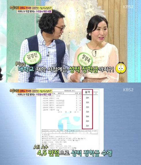 (사진=김경진/KBS 2TV '여유만만' 캡처)