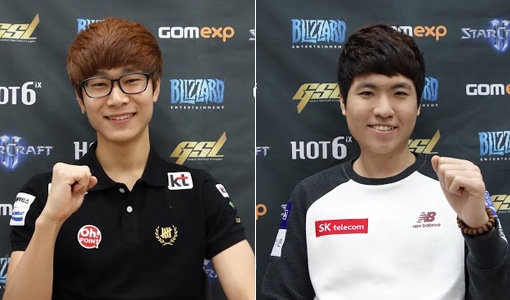 KT롤스터 주성욱-SK텔레콤T1 어윤수(오른쪽). 스포츠동아DB
