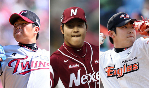 LG 임지섭-넥센 조상우-한화 최영환(왼쪽부터 순서대로). 사진｜스포츠동아DB·스포츠코리아·한화 이글스