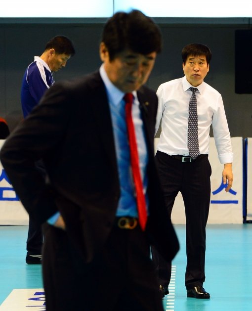 2013-2014 프로배구 140331삼성화재-현대캐피탈 챔프2차전 김호철 현대 감독 대전ㅣ박화용 기자 inphoto@d onga.com 트위터 @seven7sola