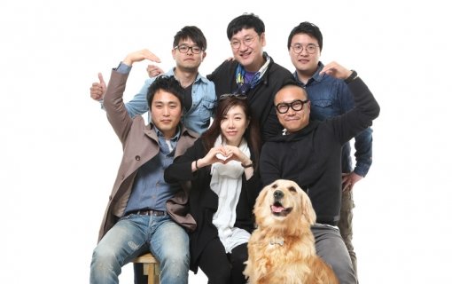 ‘텐텐’ 프로젝트에 참여하는 박범근·지나정·작가·다니엘 듀오·이트라이브·남기상·윤영민.(왼쪽 아래부터 시계 반대방향으로) 사진제공|한국반려동물협회