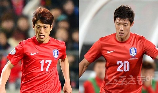 이청용-홍정호(오른쪽). 스포츠동아DB