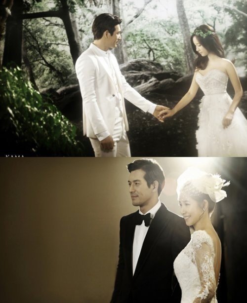 사지제공=오지호 웨딩화보/해븐리스타컨텐츠