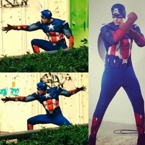 줄리엔 강 캡틴 아메리카 (출처= 줄리엔 강 인스타그램)