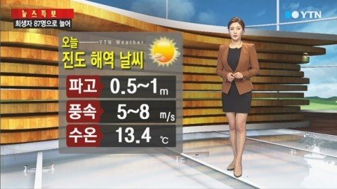 '진도 해역 소조기'(출처= YTN 뉴스 갈무리)