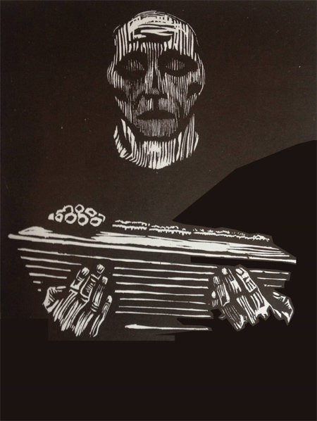 케테 콜비츠, 자식의 죽음, 1925년, 목판
