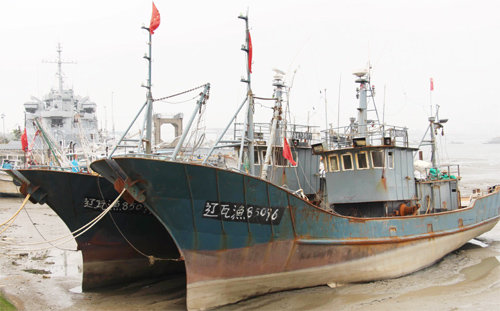 몰수가 확정된 중국어선 2척. 군산해경 제공