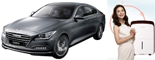 현대·기아자동차 제공(왼쪽), 캐리어에어컨 제공(오른쪽)