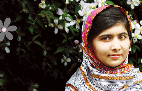 책과 연필이야말로 가장 강력한 무기라고 말하는 파키스탄 소녀 말랄라. 푸른숲주니어 제공