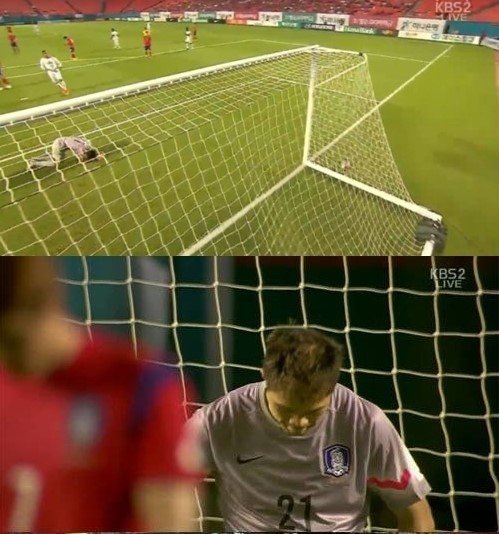 홍명보호 정성룡. KBS2 화면 캡처