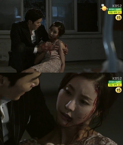 한은정 김강우 사진= KBS2 수목드라마 ‘골든 크로스’ 화면 촬영