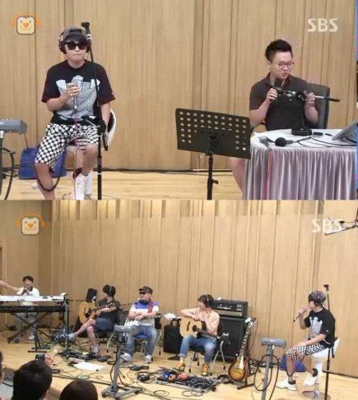 이승환, SBS 라디오 파워FM ‘두시탈출 컬투쇼’ 화면 촬영