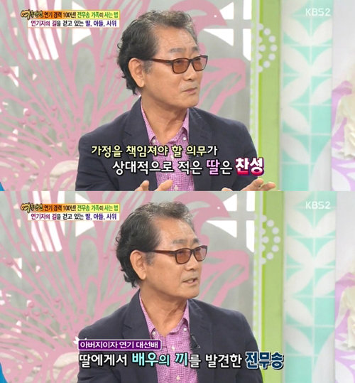 전무송 전현아 전진우 사진= KBS2 문화프로그램 ‘여유만만’ 화면 촬영