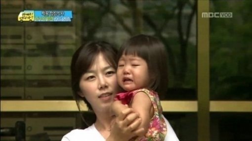 정웅인의 아내 사진= MBC 예능프로그램 ‘일밤-아빠 어디가 시즌2’ 화면 촬영