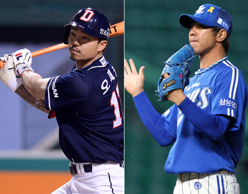 오재원-임창용(오른쪽). 사진｜스포츠동아DB·스포츠코리아