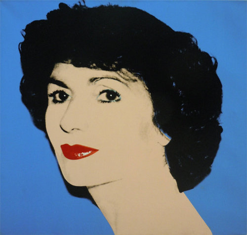 앤디 워홀(1928∼1987)의 1980년작 실크스크린화 ‘Mrs. K의 초상’. 예술의전당 제공