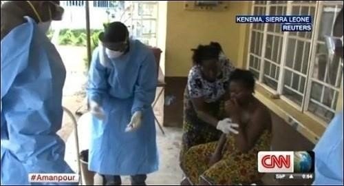 에볼라 바이러스, CNN 뉴스 화면 촬영