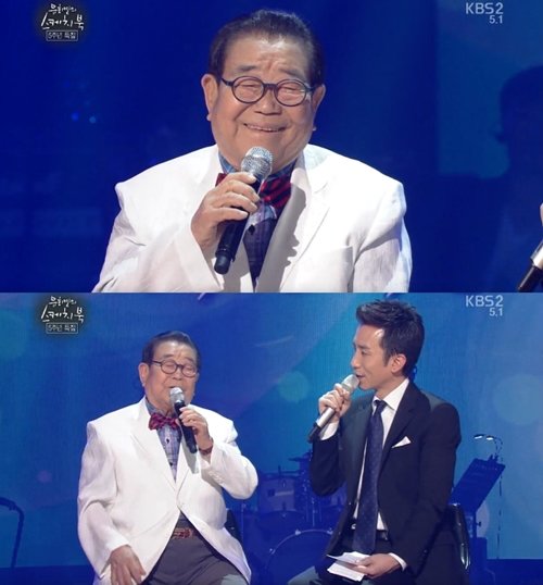 송해, KBS2 ‘유희열의 스케치북’ 화면 촬영